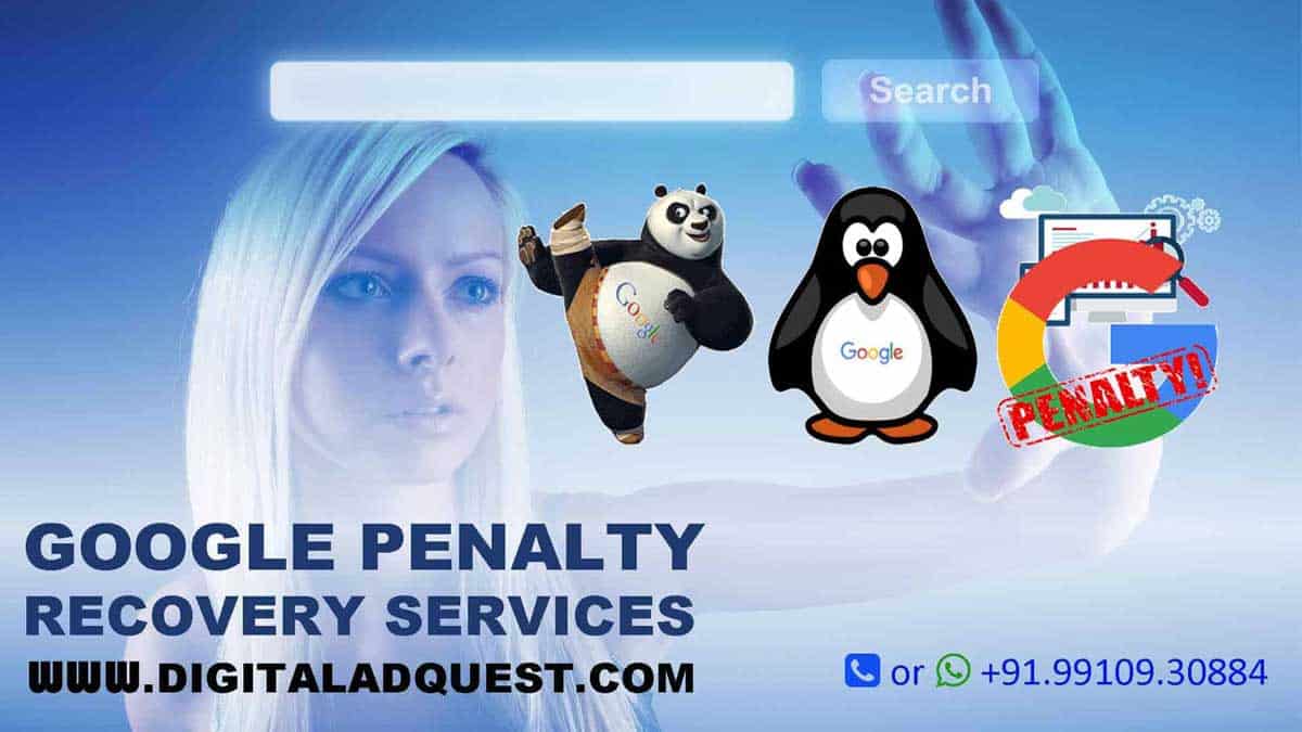 Google Penalty Recovery Services In Delhi India